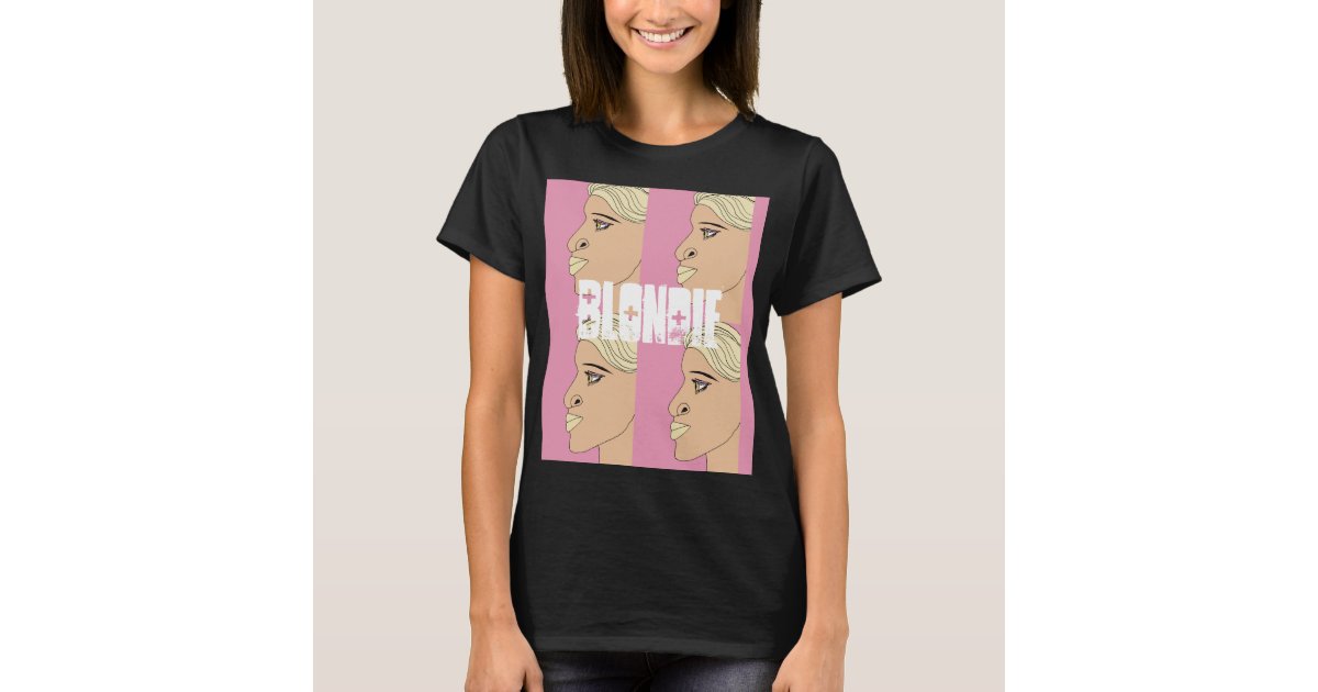 T-Shirt Blanc Blondie - Design Humoristique Carotte Paresseuse, Taille Unique Unisexe