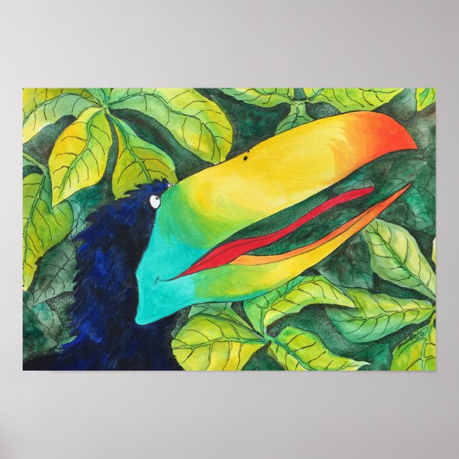 "Bloo Bird" Art by Mike Quinn Poster (Front)