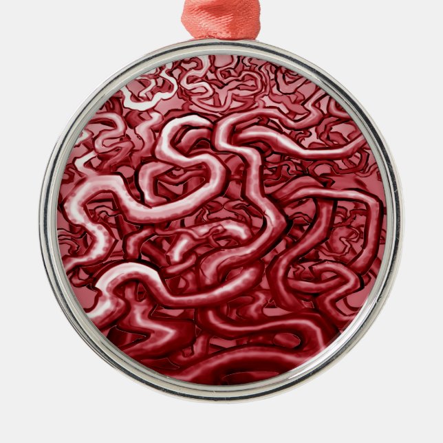 Blood and Guts Metal Ornament (Front)