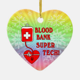 BLOOD BANK SUPER TECH CERAMIC ORNAMENT