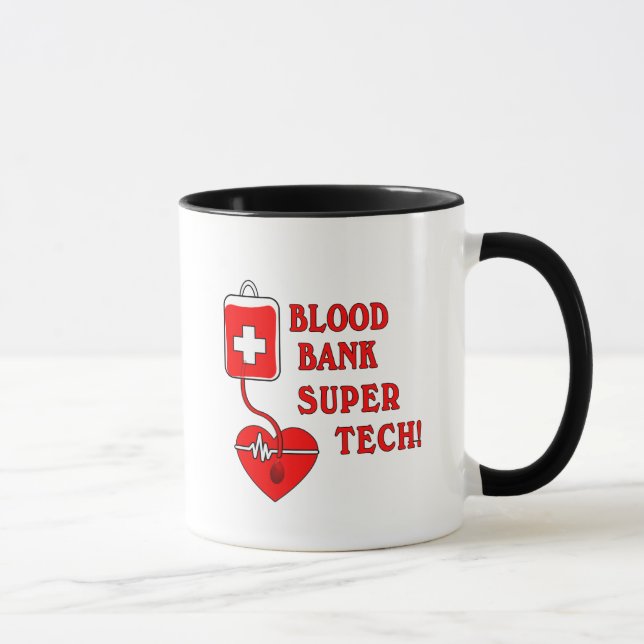 BLOOD BANK SUPER TECH MUG (Right)