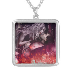 Blood Bonding Silver Plated Necklace