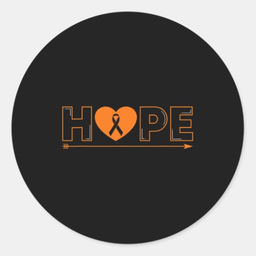 Blood Cancer Awareness Apparel And Gifts  Classic Round Sticker