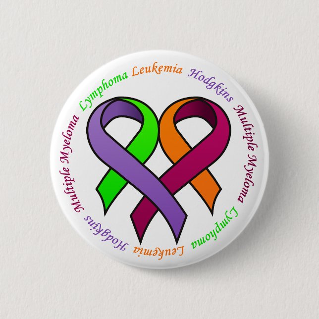 Blood Cancer Awareness Button - 1 (Front)