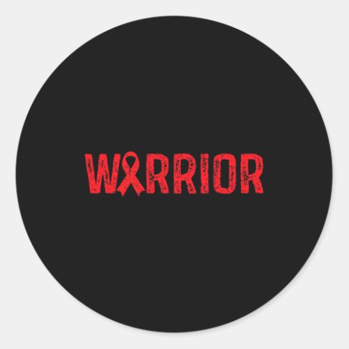 Blood Cancer Awareness  Classic Round Sticker