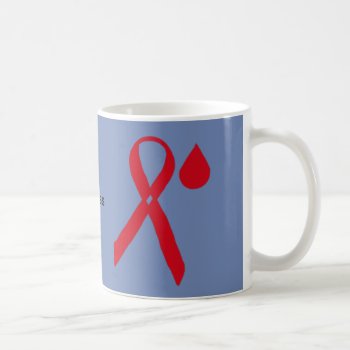 Blood Cancer Awareness Coffee Mug by YourWishMyDesign at Zazzle