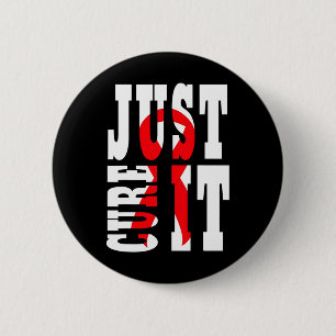 Blood Cancer Awareness Day Leukemia Disease Suppor Button