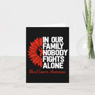 Blood Cancer Awareness Family Leukemia Lymphoma Bl Card