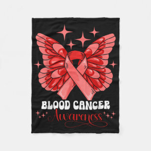 Blood Cancer Awareness Fleece Blanket