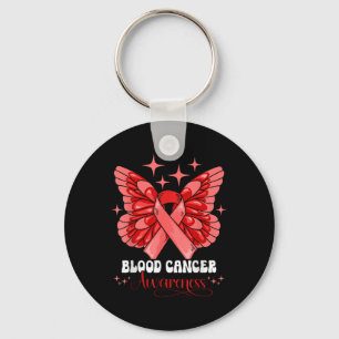 Blood Cancer Awareness Keychain