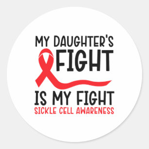 Blood Cancer Awareness Leukemia Lymphoma Myeloma R Classic Round Sticker