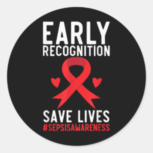 Blood Cancer Awareness Leukemia Lymphoma Myeloma R Classic Round Sticker