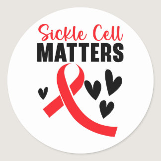 Blood Cancer Awareness Leukemia Lymphoma Myeloma R Classic Round Sticker