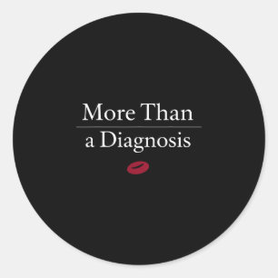 Blood cancer awareness leukemia lymphoma survivor classic round sticker