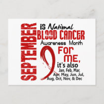 Blood Cancer Awareness Month For ME Postcard
