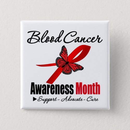 Blood Cancer Awareness Month Recognition Pinback Button