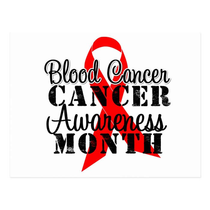 Blood Cancer Awareness Month Ribbon 4 Post Card