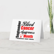 Blood Cancer Awareness Month September Card