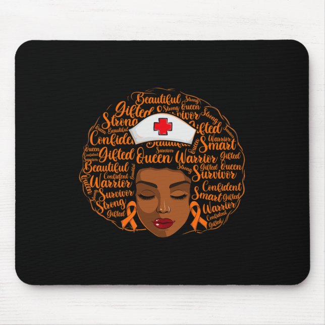 Blood Cancer Awareness Nursing  Mouse Pad (Front)
