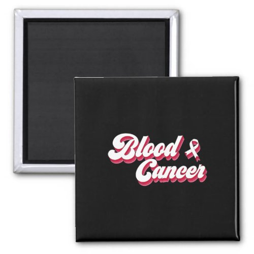 Blood Cancer Awareness Red Ribbon Tee Men Women  Magnet