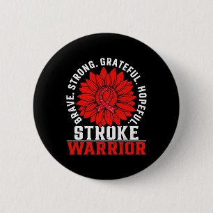 Blood Cancer Awareness Sunflower  Button