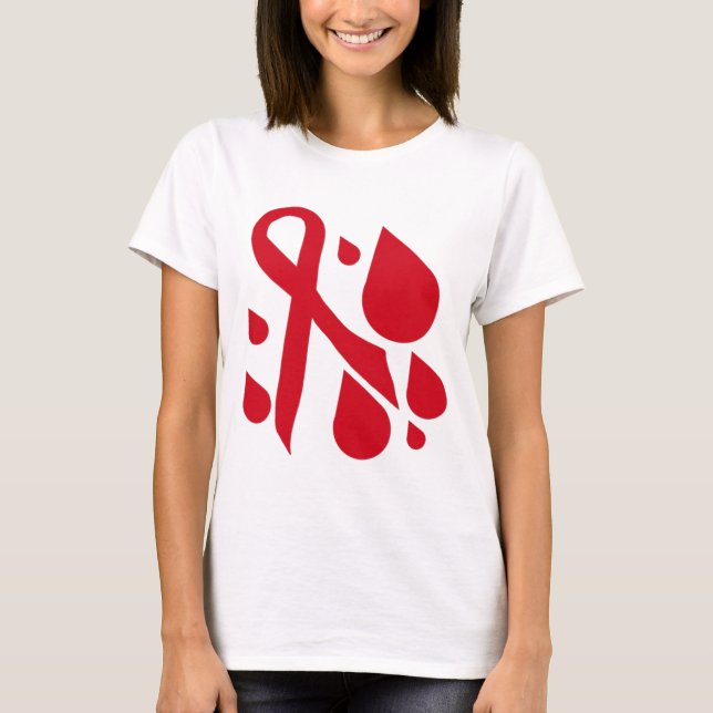 Blood cancer awareness T-Shirt (Front)