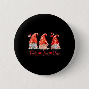 Blood Cancer Faith Hope Love Red Gnomes Heart Warr Button