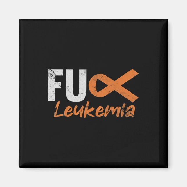 Blood Cancer Fighter Awareness Distressed  Magnet (Front)