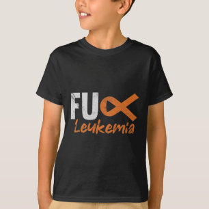 Blood Cancer Fighter Awareness Distressed T-Shirt