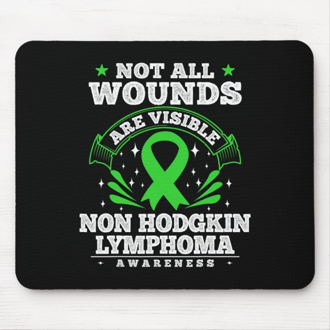 Blood Cancer Gift Non Hodgkin Lymphoma Awareness R Mouse Pad (Front)