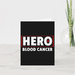Blood Cancer - Hero Blood Cancer Awareness Card