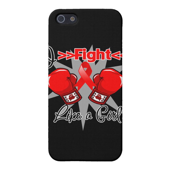 Blood Cancer I Fight Like a Girl With Gloves Cover For iPhone 5