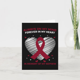 Blood Cancer In Memory Of Nephew Multiple Myeloma  Card