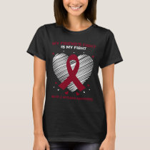 Blood Cancer Products Friend Multiple Myeloma Awar T-Shirt