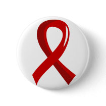 Blood Cancer Red Ribbon 3 Button