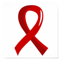 Blood Cancer Red Ribbon 3 Poster