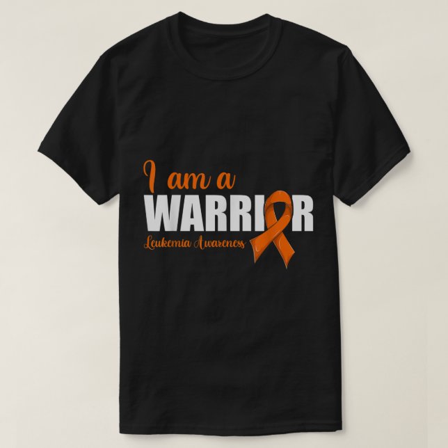 Blood Cancer Ribbon Shirt, Leukemia Awareness I Am T-Shirt (Design Front)