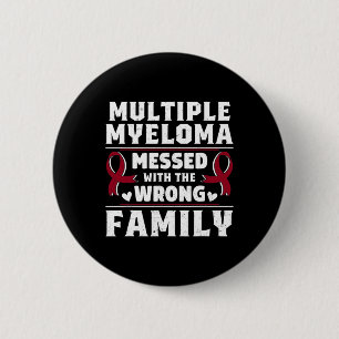 Blood Cancer Survivor Plasma Cell Myeloma Awarenes Button