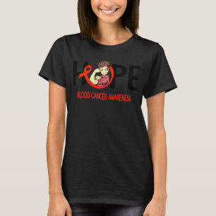 blood cancer warrior hope pink ribbon T-Shirt