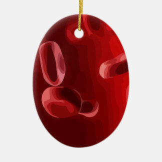 Blood Cells Ceramic Ornament