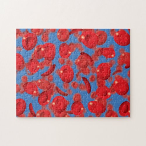 Blood Cells Science Biology Jigsaw Puzzle