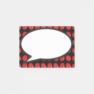 Blood Cells speech bubble Post-it Notes