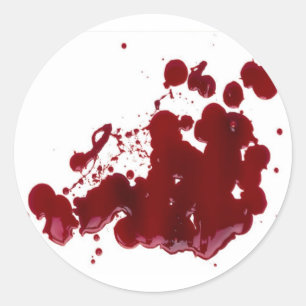 Blood Classic Round Sticker