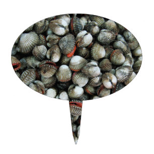 Blood Cockle Shells Cake Topper