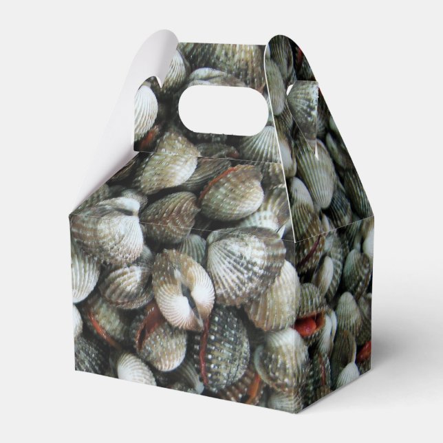Blood Cockle Shells Favor Boxes (Front Side)