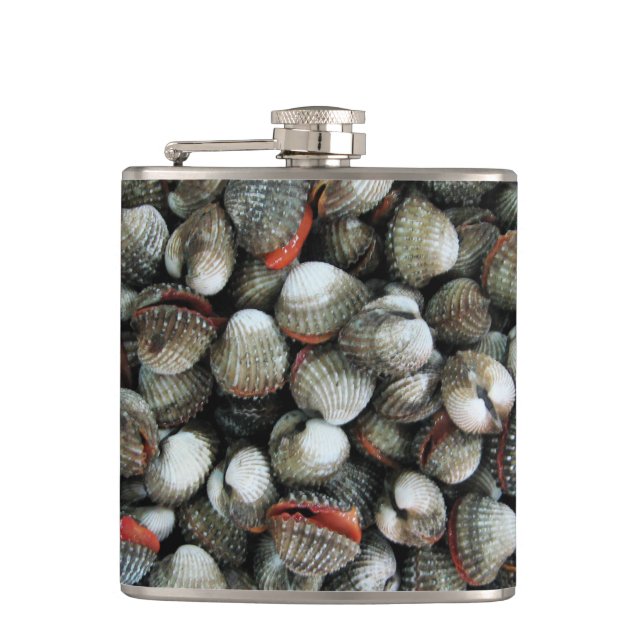 Blood Cockle Shells Flask (Front)
