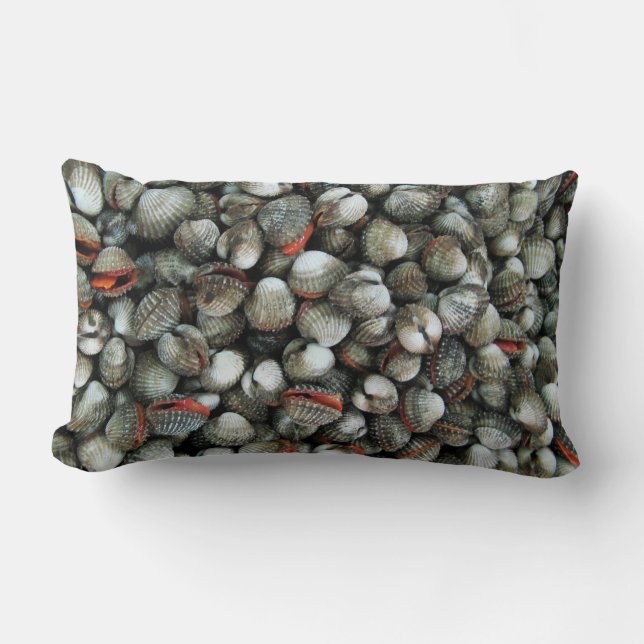Blood Cockle Shells Lumbar Pillow (Front)