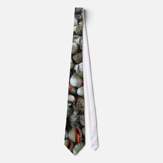 Blood Cockle Shells Neck Tie (Front)