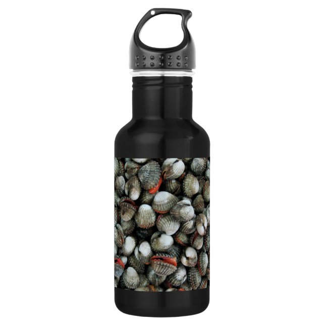 Blood Cockle Shells Water Bottle (Front)