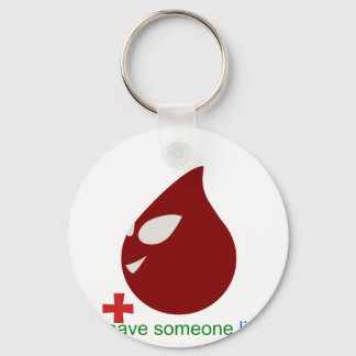 blood donation keychain